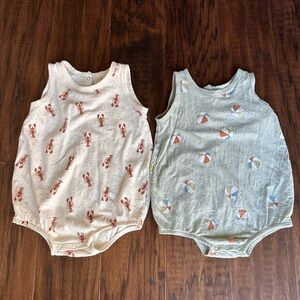 Rylee + Cru Cream Baby Romper